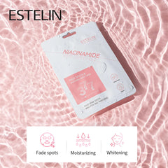 Estelin Niacinamide Fade Spots & Whitening Sheet Mask - 25g
