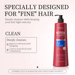 Kormesic 2 in 1 Botox Keratin Shampoo - 800ml