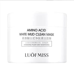 LUOFMISS Amino Acid White Mud Clean Faical Mask -120g