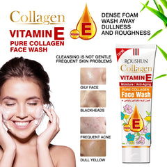 Roushun Collagen Vitamin E Face Wash – 100ml