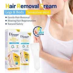 Disaar Vegan Inhibit Hair Removal Cream for Sensitive Skin - 100g