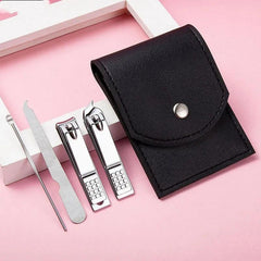 Stainless Steel Nail Clipper Cutter Set- 4Pcs