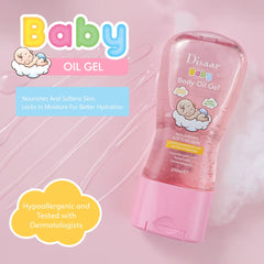 Disaar Natural Baby Body Oil Gel - 200ml