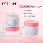 Estelin Niacinamide Fade Spots and Whitening Night Cream - 50g