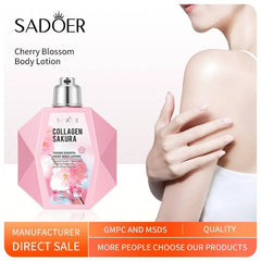 Sadoer Collagen Sakura Moisturizing Whitening Brighten Body Lotion