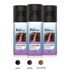 Kingyes Magic Retouch Instant Root Concealer Light Brown Spray 75ml