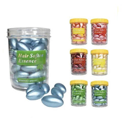60 Pcs Hair Oil Capsule Soft Gel with Vitamin E
