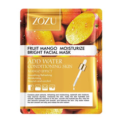 ZOZU Mango Fruit Sheet Mask Anti-Aging Oil-Control Facial Mask