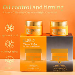 ESTELIN Vitamin C Plus Day And Night Cream - 50ml Each