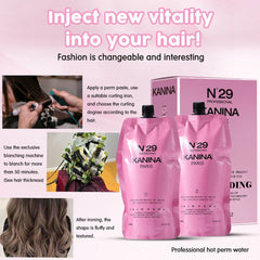 Kanina N°29 Professional Rebonding Cream Permanent Hair Straightening Kit - 950ml Each
