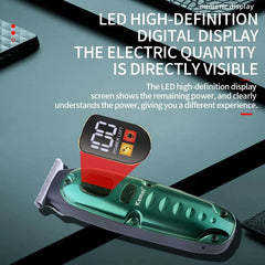 Kemei KM-2259 Rechargeable LCD Digital Display USB Charging Beard & Hair Clipper