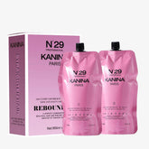 Kanina N°29 Professional Rebonding Cream Permanent Hair Straightening Kit - 950ml Each