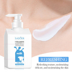 SADOER Ceramide Milk Moisturizing Lightening Face And Whitening Body Lotion - 500ml