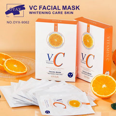 Oyax Vitamin C Moisturizing Whitening Facial Mask - 10 PCS