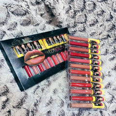 Huda Beauty Matte Lip Gloss 12Pcs Set