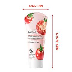IMAGES Tomato Hyaluronic Acid Gently Cleanses Pores, Improves Darkness And Oil Control Facial Cleanser - 100g