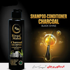 Rivaaj Mahal Charcoal Shampoo + Conditioner - 200ml