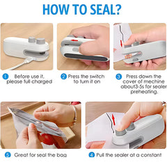 Portable USB Handheld Bag Sealer