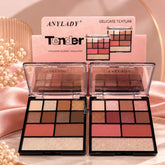 AnyLady Tender Eyeshadow, Blusher, and Highlighter Palette
