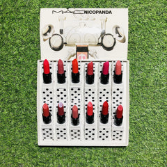 MAC 12 colour Nico Panda lipstick box