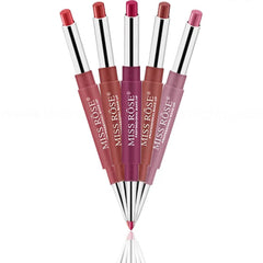 Miss Rose High Pigment 2 In 1 Lip Liner Lipstick - Multi Shades