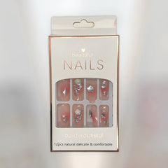 Beautiful Nails Press-on Artificial Nails - 12 Pcs
