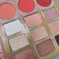 Igoodco Makeup Eyeshadow, Highlighter, Contour, Blush Palette