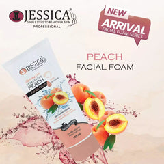 Jessica Refreshing Peach Facial Foam - 125ml