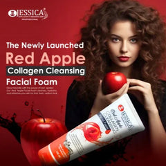 Jessica Red Apple Facial Foam 125ml
