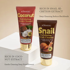 KORMESIC Snail Exfoliating Scrub Cleanser 100g