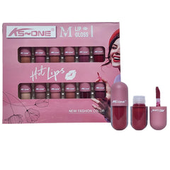 KS-ONE Mini Capsule Matte Lip Gloss Set 12pcs
