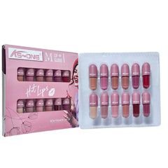 KS-ONE Mini Capsule Matte Lip Gloss Set 12pcs