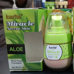 Karite Miracle Secone Skin Aloe Vera Foundation 30ml