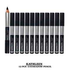 Kathleen 12pcs Black Jumbo Eye liner Pencil