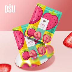 DSU Fresh Strawberry Moisturizing Elastic Mask Sheet - Each