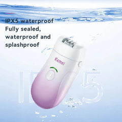 Kemei LCD Electric Tweezers Dry wet Use Portable Epilator