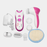 Kemei 6 in 1 Rechargeable Cordless Multifunctional Epilator Defeatherer Shaver