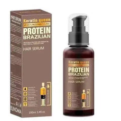 Keratin Queen Protein Brazilian Hair Serum With Rich Protein & Argan Oil For All Kind Of Hair 100ml
