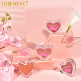 Kevin & coco 4-COLOR Heart Shape Box Airy Mousse Blush