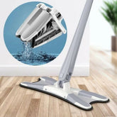 X-Type Microfiber Flat Mop with Twist Mechanism