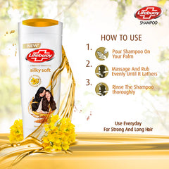 Lifebuoy Silky Soft Milk Protein + Mustard Oil Strength Shampoo 175ml