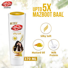 Lifebuoy Silky Soft Milk Protein + Mustard Oil Strength Shampoo 370ml