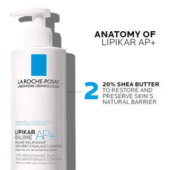 Lipikar Balm AP+M Moisturiser For Dry Skin - 400ml