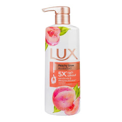 Lux Peachy Glow Juicy Peach Fragrance Body Wash, 450ml (Made of Thailand)