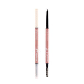 MANSLY 2 In 1 Eyebrow Pencil Natural Waterproof Smooth For Outlining Makeup Tool