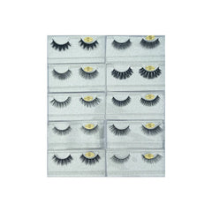 Glamorous Face 6D Mink Hair Eyelashes 10 Pieces GF 8064