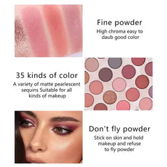 MISS ROSE Eye Shadow Palette - 35 Color