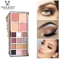 MISS ROSE Eyeshadow and Blush Palette