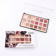 Miss Rose Rose Gold Eyeshadow Palette - 18 Colors