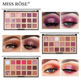 Miss Rose Rose Gold Eyeshadow Palette - 18 Colors
